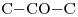 <ce>C-CO-C</ce>