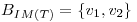 <tex>B_{IM(T)}=\left\{v_{1},v_{2} \right\}</tex>