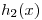 <tex>h_{2}(x)</tex>