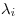 <tex>\lambda_i</tex>