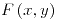 <tex>F\left(x,y\right)</tex>