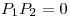 <tex>P_1P_2=0</tex> <tex>P_1P_2=0</tex>