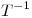 <tex>T^{-1}</tex>