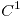 <tex>C^{1}</tex>