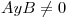 <tex>A y B \not= 0</tex>