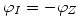 <tex>\varphi_I=-\varphi_Z</tex>