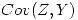 <tex>Cov(Z,Y)</tex>