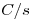 <tex>C/s</tex>