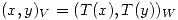 <tex>(x,y)_V = (T(x),T(y))_W</tex>