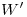 <tex>W'</tex> <tex>W'</tex>