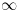 <tex>\infty</tex>