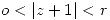 <tex>o<|z+1|<r</tex> <tex>o<|z+1|<r</tex>
