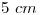 <tex>5\ cm</tex>