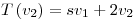 <tex>T\left(v_2\right) = sv_1 + 2v_2</tex>