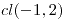 <tex>cl(-1,2)</tex>