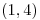 <tex>(1,4)</tex>
