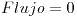 <tex>Flujo=0</tex>
