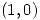 <tex>(1,0) </tex>