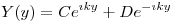 <tex>Y(y) = Ce^{\imath ky} + De^{- \imath ky}</tex>