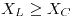 <tex>X_L \geq X_C</tex>