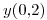 <tex>y(0.2)</tex>