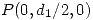 <tex>P(0,d_1/2,0)</tex>