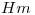 <tex>Hm</tex>