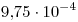<tex>9.75\cdot 10^{-4}</tex>