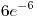 <tex>6e^{-6}</tex>
