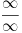 <tex>\frac{\infty}{\infty}</tex>
