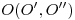 <tex>O(O',O'')</tex> <tex>O(O',O'')</tex>