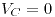 <tex>V_C = 0</tex>