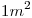 <tex>1m^2</tex>