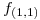 <tex> f_{(1,1)}</tex>