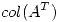 <tex>col(A^T)</tex>