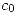 <tex>c_0</tex>