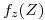 <tex>f_z(Z)</tex>