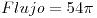 <tex>Flujo = 54\pi</tex>