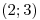 <tex>(2;3)</tex> <tex>(2;3)</tex>