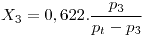 <tex>X_{3}= 0,622.\frac{p_{3}}{p_{t}-p_{3}}</tex>