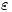 <tex>\varepsilon</tex>
