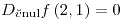 <tex>D_{\breve{v}\text{nul}}f\left(2,1\right)=0</tex>