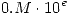 <tex>0.M \cdot 10^e</tex>