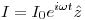 <tex>I=I_0e^{i \omega t}\hat{z}</tex> <tex>I=I_0e^{i \omega t}\hat{z}</tex>
