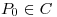 <tex>P_{0} \in C</tex>