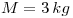 <tex>M=3\, kg</tex>