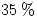 <tex> 35\% </tex> <tex> 35\% </tex>