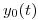 <tex>y_0(t)</tex>
