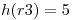 <tex>h(r3) = 5 </tex>