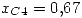 <tex>x_{C4}=0.67</tex>